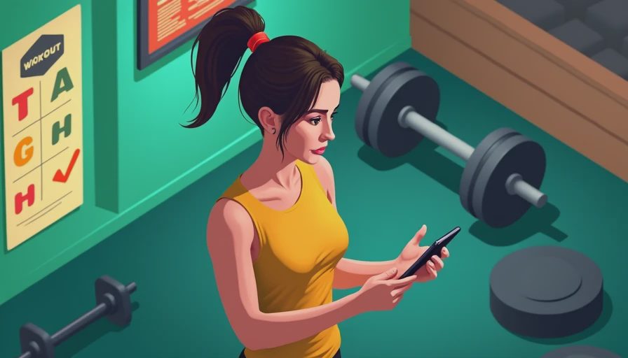Illustration for gym workout plan for beginners female