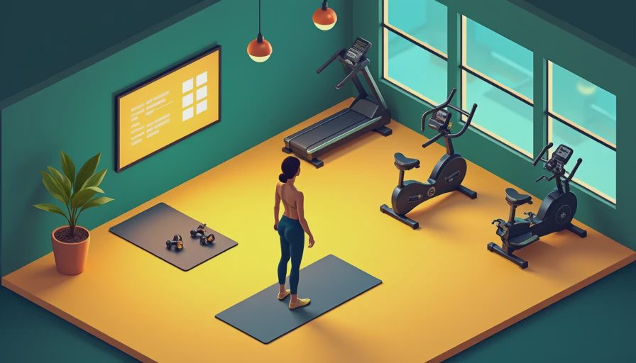 Visual context for gym workout plan for beginners female